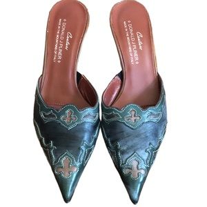 DONALD J PLINER DISTRESSED WESTERN MULES